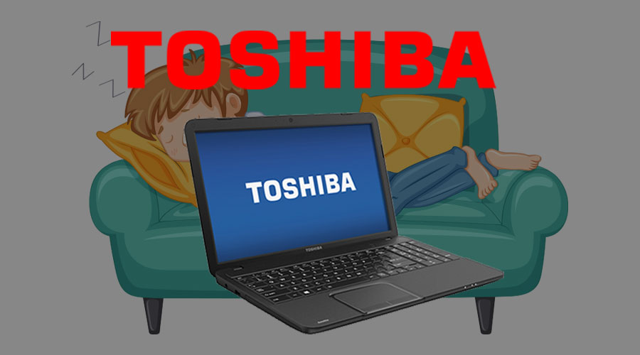 toshiba laptop stuck in sleep mode