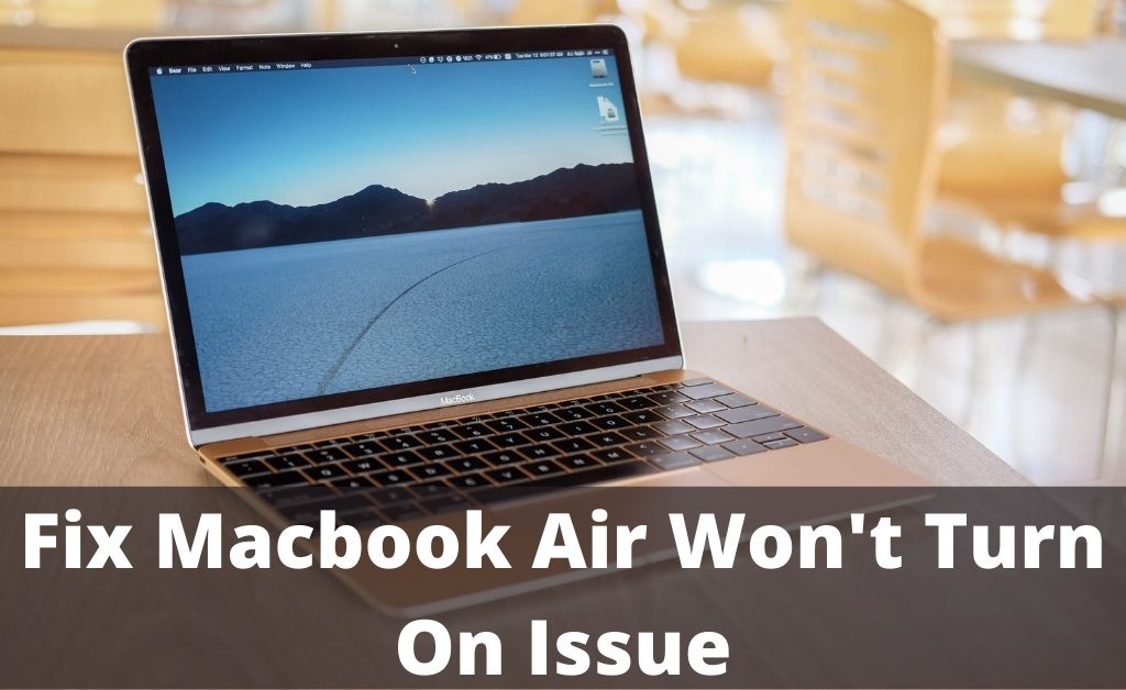 macbook air won't turn on