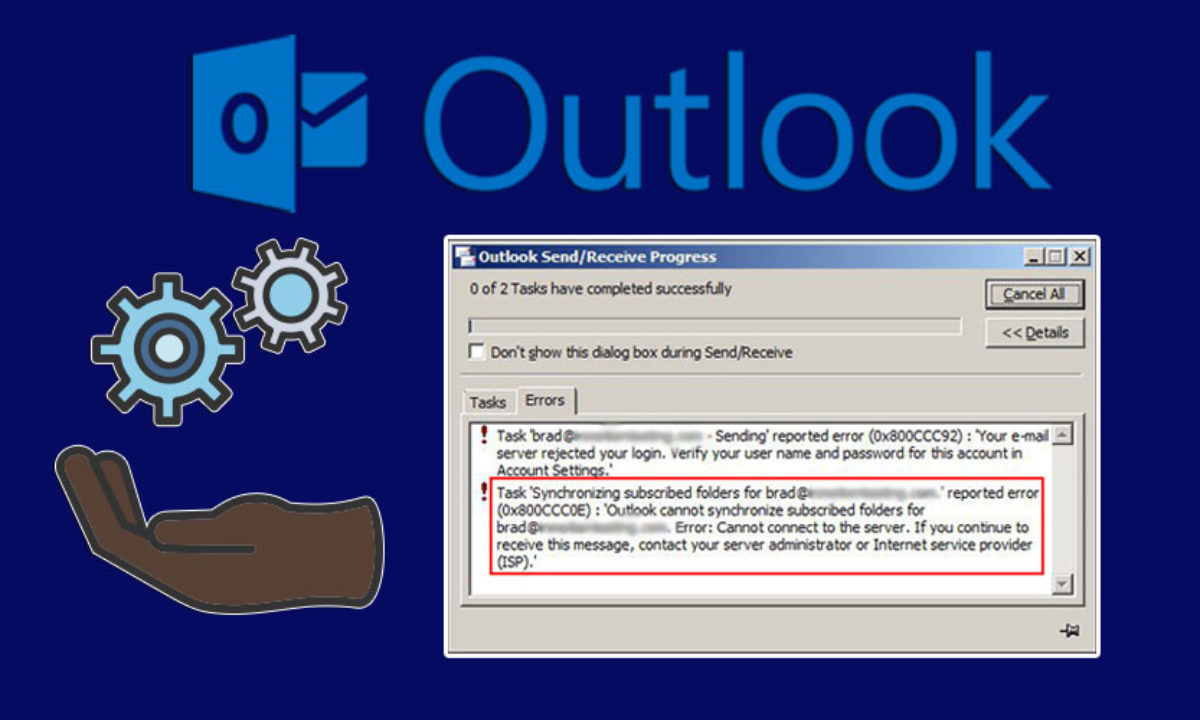 outlook 2019 cannot synchronize subscribed folders