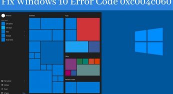 Windows 10 Error Code 0xc004c060: Fix Activation Error With Easy Workarounds