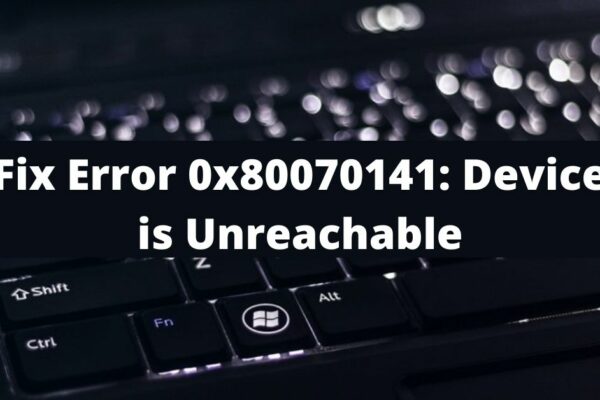 error 0x80070141