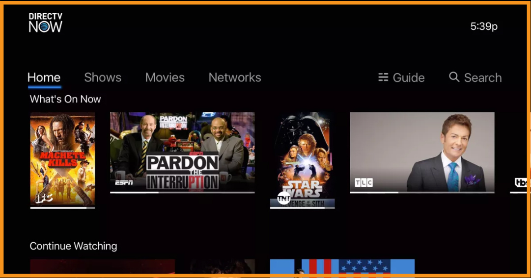 DirecTV Now (AT&T TV Now)