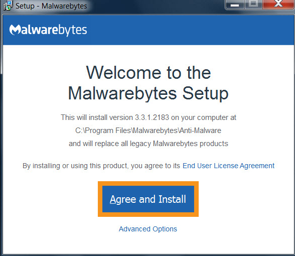 Try to Fix Using Anti-malware Software
