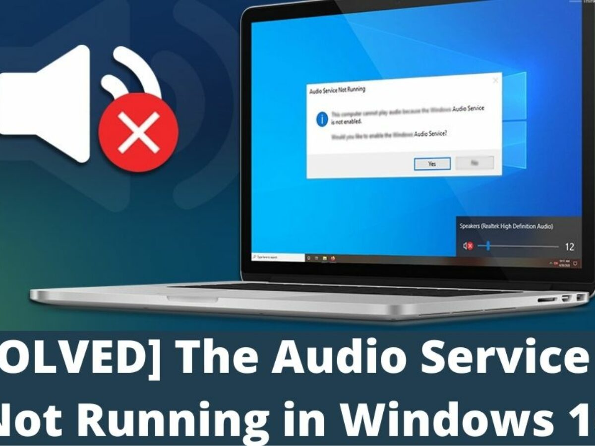windows 10 the audio service is not running