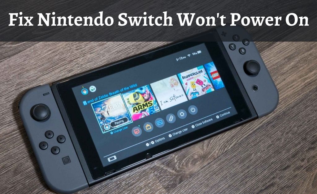 Nintendo Switch Won't Power On