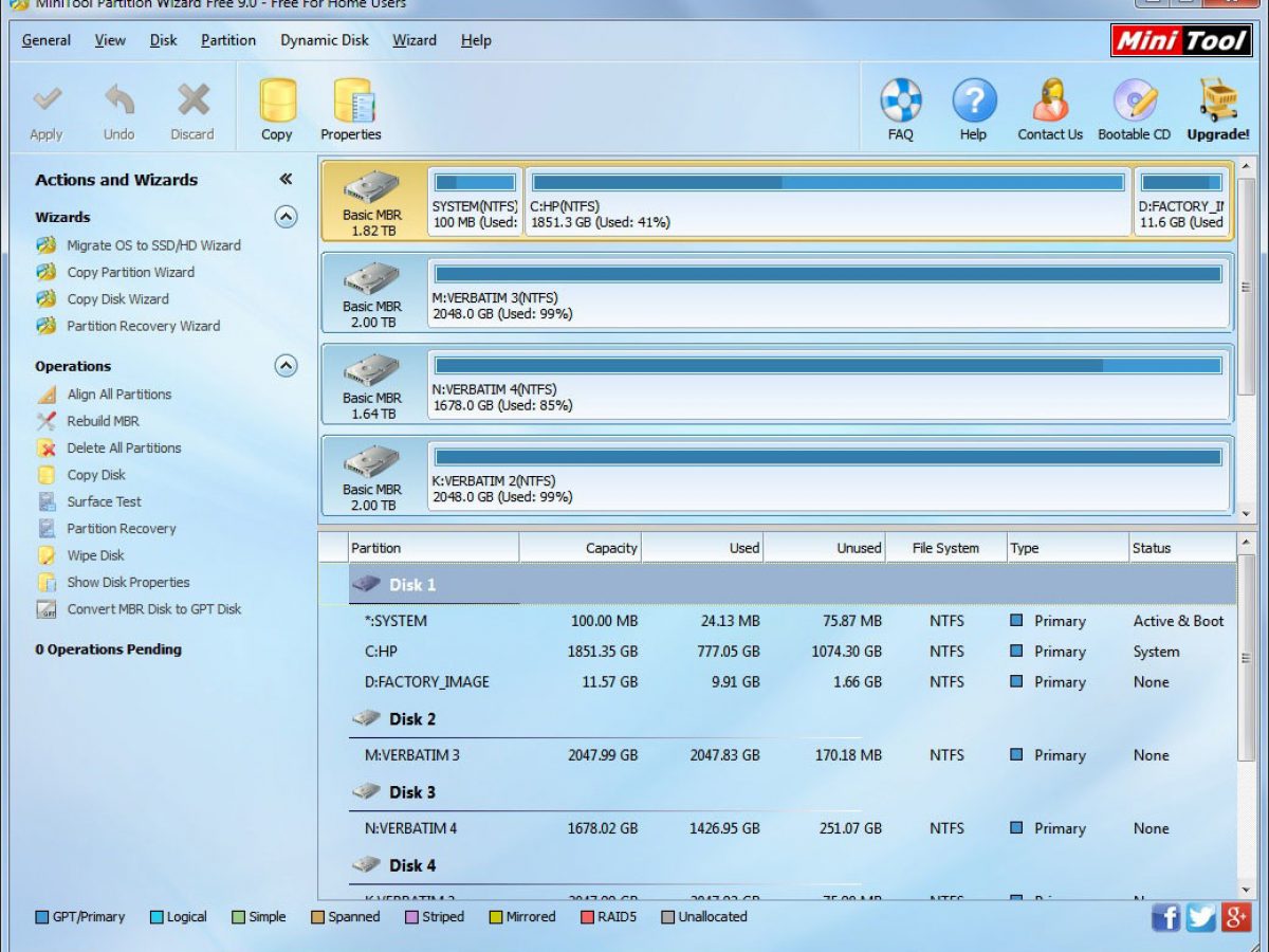 minitool partition wizard bad disk