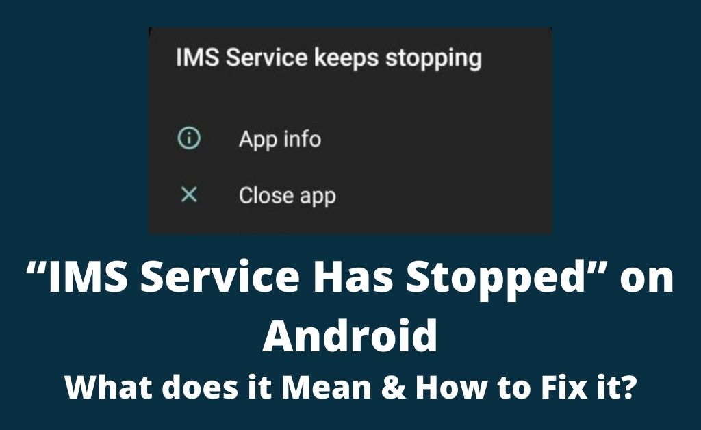 ims service has stopped
